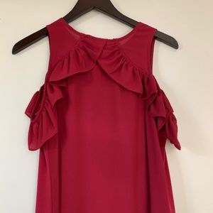 Ivanka Trump Cold Shoulder Blouse XS